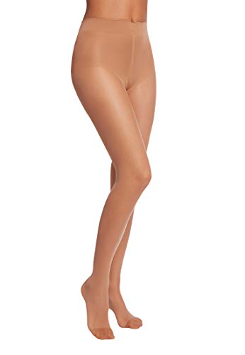 Wolford Women's Pure 10 Tights, 10 DEN, Brown (Gobi 4365), Small on Sale